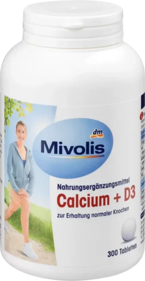 Комплекс вітамінів Mivolis Calcium+D3 (300 таб.)