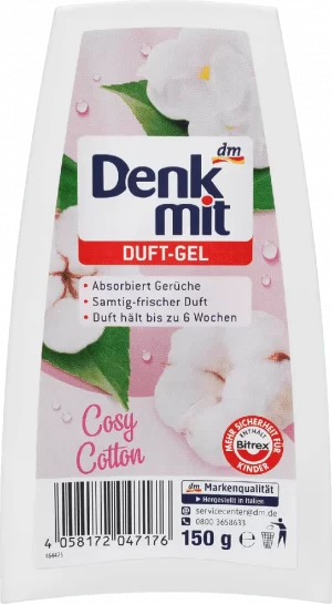 Гелевий освіжувач Denkmit Duft-Gel Cosy Cotton (12/ящ)