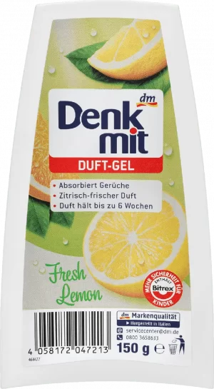Гелевий освіжувач Denkmit Duft-Gel Fresh Lemon (12/ящ)