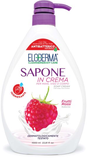 Рідке мило Eloderma Frutti Rossi 1л фруктове 8059602240637