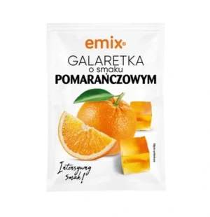 Желе Emix зі смаком апельсину, 79 г