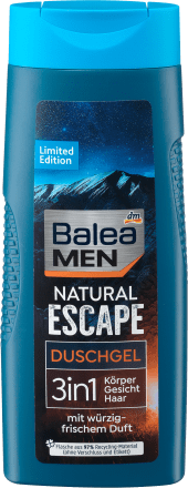 Чоловічий гель для душу Balea Escape 3в1 300мл (16/ящ)