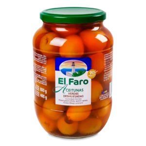 Оливки El Faro без кісточки з прянощами, 850 г