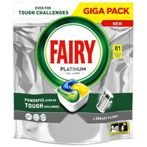 Таблетки для посудомийної машини Fairy Platinum  81 шт (3/ящ) 8700216236935