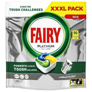 Таблетки для посудомийної машини Fairy Platinum 96шт (2/ящ)