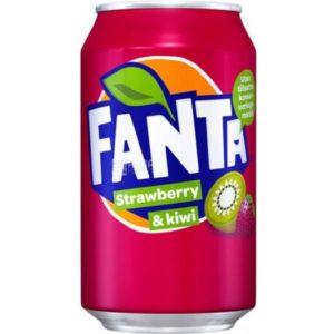 Газований напій Fanta Strawberry Kiwi  330 мл (USA)