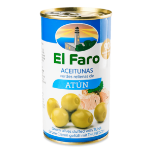 Оливки El Faro Atun з тунцем  ж/б 350г 8410813211623