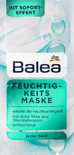 Маска для лиця Balea Feuchtig-Keit 16мл