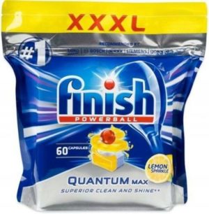 Таблетки для посудомийної машини Finish quantum lemon 60шт (6/ящ)