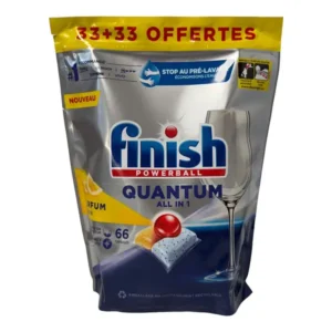 Таблетки для посудомийної машини Finish Quantum 66шт Lemon (5/ящ)