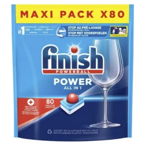 Таблетки для посудомийної машини Finish Powerball 80шт  (4/ящ)