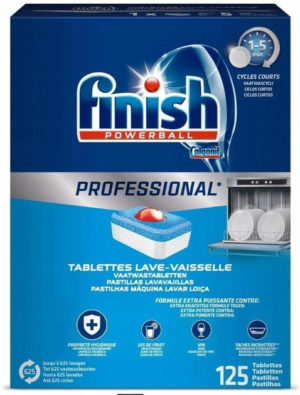 Таблетки для посудомийної машини Finish Professional Powerball 125шт (3/ящ) 4002448088844