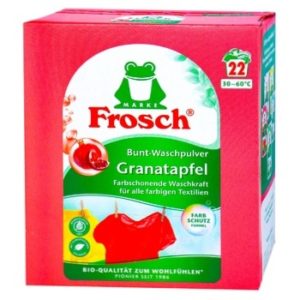 Концентрований пральний порошок для кольорового Frosch Granatapfel 1.45кг на 22 прання