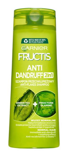 Шампунь проти лупи Garnier Fructis Anti-Dandruff 2in1 400мл (6/ящ)