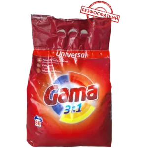 Універсальний пральний порошок Gama 1.5кг на 25 прань