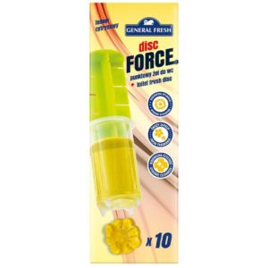 Туалетний гелевий точковий блочок General Fresh Disc Forse (21/ящ) Lemon
