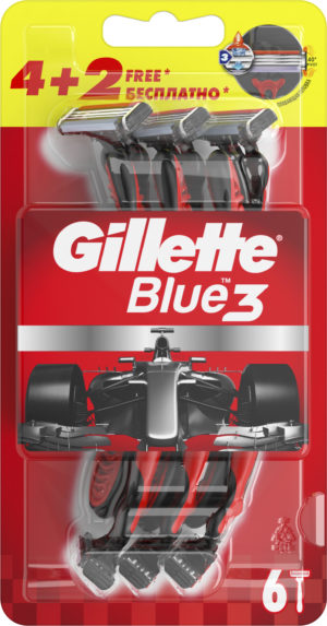 Станки для гоління Gillette Blue 3 -6шт
