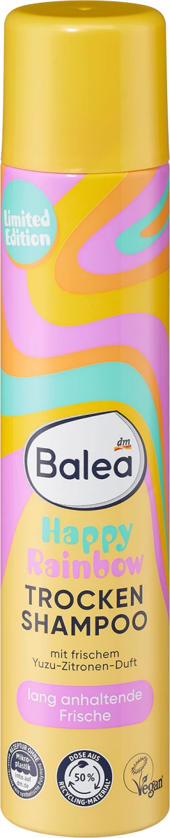 Сухий шампунь Balea Happy Rainbow 200мл 4066447438949