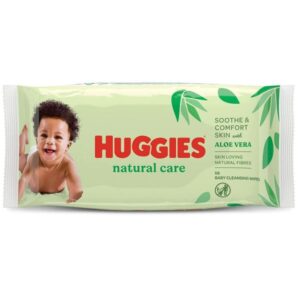 Дитячі вологі серветки Huggies Aloe 56шт (10/ящ)