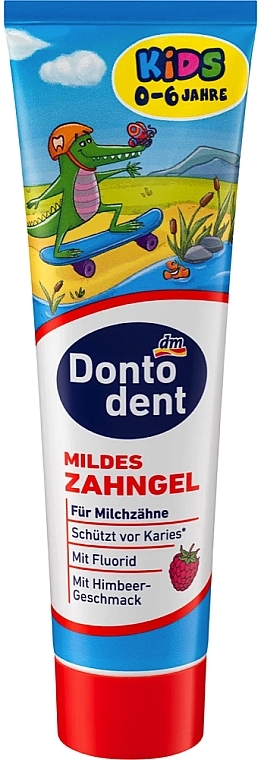 Зубна паста Dontodent Kids від 0 ро 6 років 100мл (12/ящ)