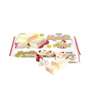 Бісквіти Freddi Moretta 10*30г 300г в білому шоколаді зз молочною начинкою