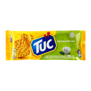 Крекер Tuc Sour Cream&Onion 100г з cметаною на зеленню