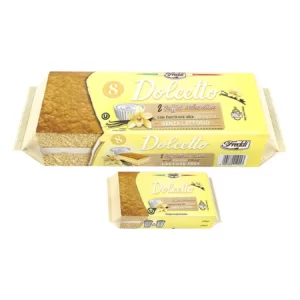 Бісквіт без лактози Freddi Dolcetto 8*25г 200г з ванільною начинкою