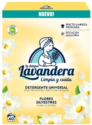 Універсальний порошок для прання Lavandera Flores Silvestres 2.2кг на 40 прань (4/ящ) 8435495815037