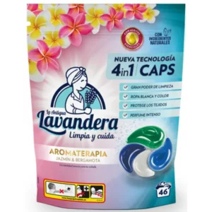 Універсальні капсули для прання Lavandera jasmin&bergamot  Aromaterapia 46шт (6/ящ) 8435495835943