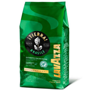 Кава в зернах Lavazza Tierra Brasil 1кг (зелена)
