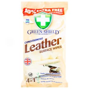 Серветки для догляду за шкірою Green Shield Leather 70шт (12/ящ) 5060110227198