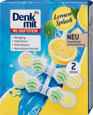 Туалетний блок Denkmit WC- Duftstein Lemon Splash 2шт (9/ящ) 4066447289299