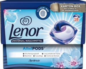 Універсальні капсули для  прання Lenor Aprilfrish 10шт (4/ящ)