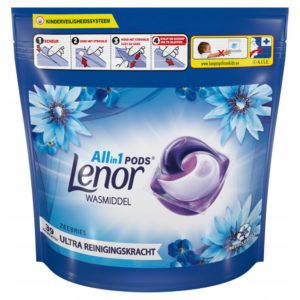 Універсальні капсули для прання Lenor Aprilfrische 38шт (2/ящ)