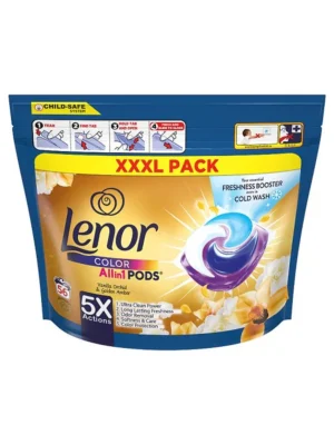Капсули для кольорового прання Lenor Gold Color 5в1  56шт