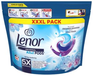 Капсули для прання універсальні Lenor Spring Universal 5в1  56шт