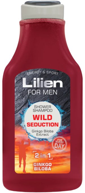 Чоловічий шампунь-гель для душу Lilien 2в1 Wild Suduction 350мл (12/ящ) 8596048010757