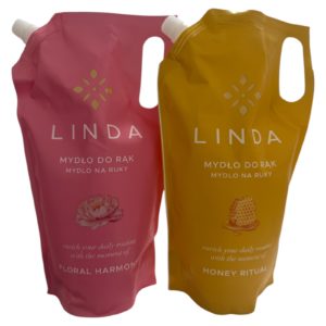 Рідке мило Linda 2*1л Квіти-Мед 2шт (6/ящ)