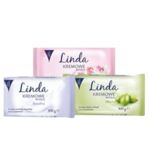 Крем-мило Linda 3*90г (Алое-Бавовна-Піонія) 3шт