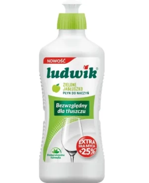 Засіб для миття посуди Ludwik Zielone Jabluszko 450мл яблуко (20/ящ) 5900498028119