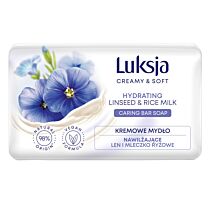 Мило Luksja Linseed rice milk 90г льон-рисове молоко (12/ящ)