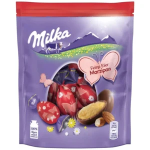 Шоколадні цукерки Milka FIne Eggs 90г Marzipan (26/ящ)