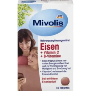 Комплекс вітамінів Mivolis Eisen + Vitamin C + B-Vitamibe 40шт