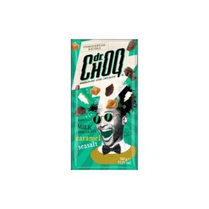 Шоколад молочний Dr.Choq Caramel, seasalt 150г з карамеллю та сіллю (12/ящ)