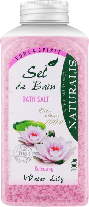 Сіль для ванни Naturalis Water Lily 1кг 8595196908817