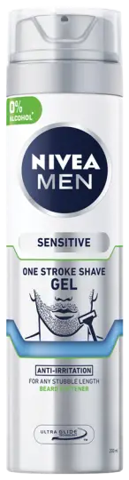 Гель для гоління Nivea Sensetiv Anti-Iritation 200мл (12/ящ) 9005800308432
