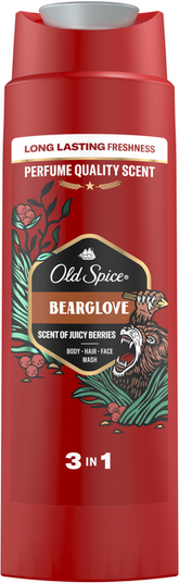 Чоловічий гель для душу Old Spice 400мл Bearglove (6/ящ)