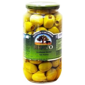 Оливки гіганти Bravo без кісточки , 1000 г (6 шт/ящ) (0295)