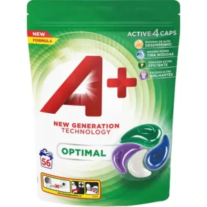 Універсальні капсули для прання A+ Optimal 56шт (6/ящ)