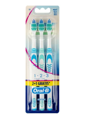 Зубна щітка середня Oral-B 3шт